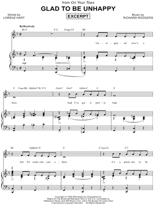 Glad to Be Unhappy [Excerpt]