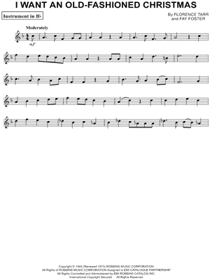 I Want an Old-Fashioned Christmas