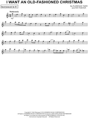 I Want an Old-Fashioned Christmas