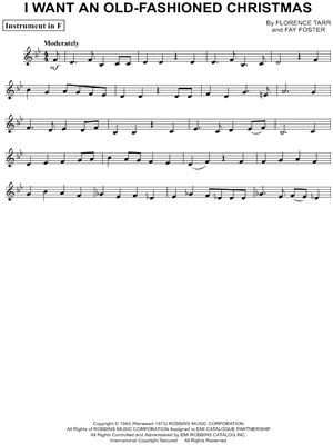 I Want an Old-Fashioned Christmas