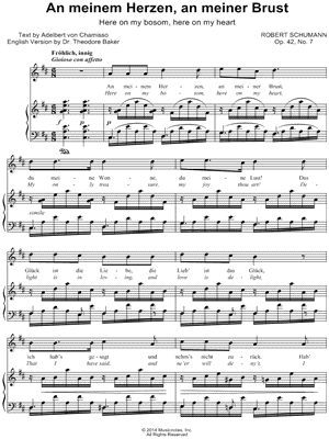 Frauenliebe und -leben, Op. 42: VII. An meinem Herzen, an meiner Brust
