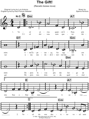 The Gift! (Recado Bossa Nova)