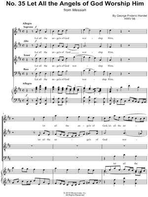 Messiah, No. 35: Let All the Angels of God Worship Him