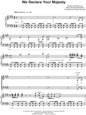 We Declare Your Majesty
