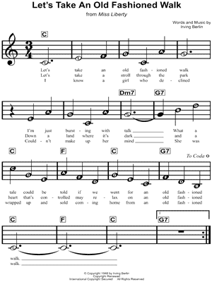 Let's Take An Old Fashioned Walk