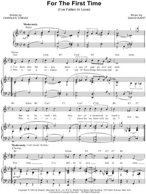 For the First Time (I've Fallen in Love)