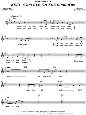 Keep Your Eye on the Sparrow