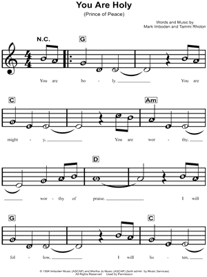 You Are Holy (Prince of Peace)