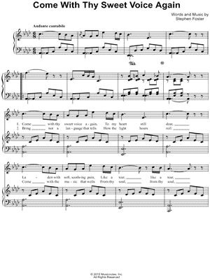 Come With Thy Sweet Voice Again