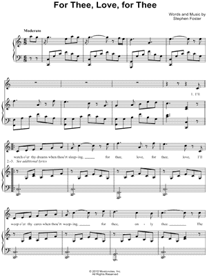 For Thee, Love, for Thee