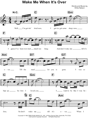 Wake Me When It's Over