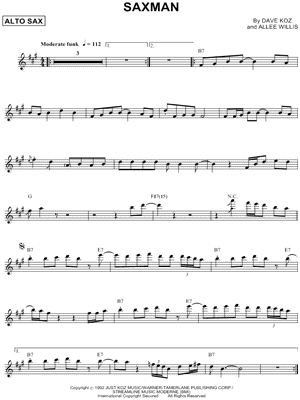 Saxman - Alto Saxophone