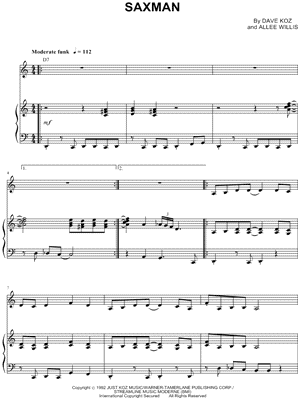 Saxman - Piano Accompaniment