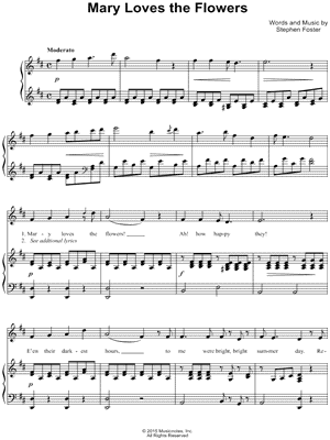 Mary Loves the Flowers