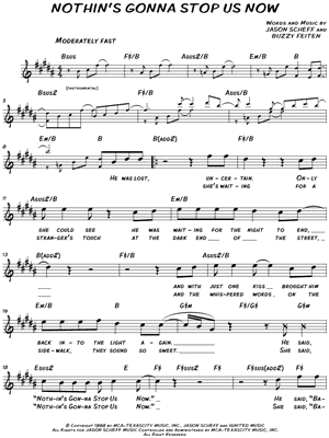 Nothin's Gonna Stop Us Now