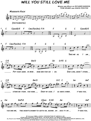 Will You Still Love Me