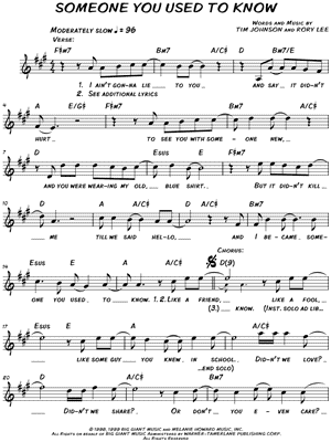 Someone You Used To Know