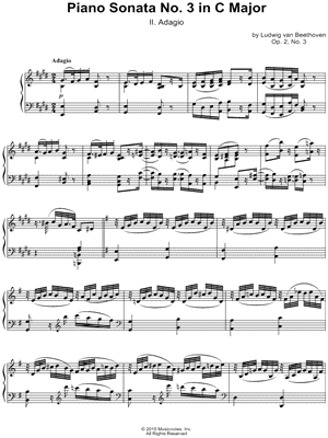 Piano Sonata No. 3 in C Major: II. Adagio