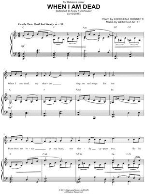 When I Am Dead