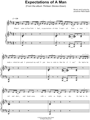 Expectations of a Man