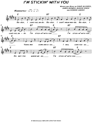 I'm Stickin' with You