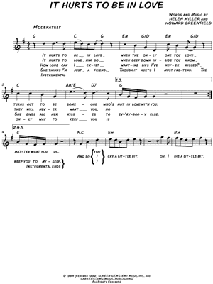 It Hurts to Be in Love