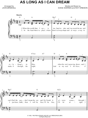 As Long As I Can Dream