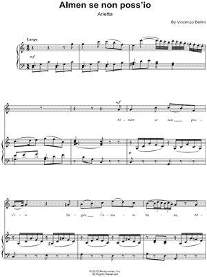 Almen se non poss'io