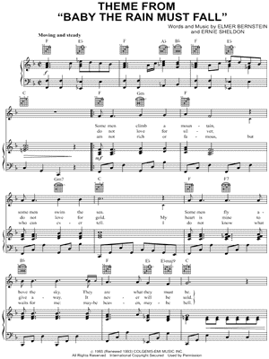 Theme from "Baby the Rain Must Fall"