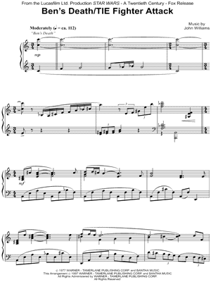 Ben's Death / Tie Fighter Attack