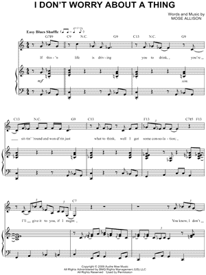 I Don't Worry About a Thing