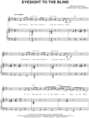 Eyesight To the Blind