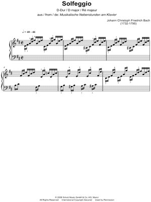 Solfeggio in D Major