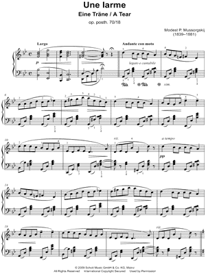 A Teardrop (Une Larme)