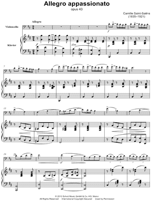 Allegro Appassionato, Op. 43