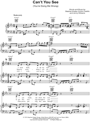 Can't You See (You're Doin' Me Wrong)