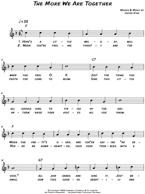 The More We Are Together