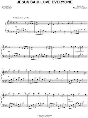 Jesus Said Love Everyone