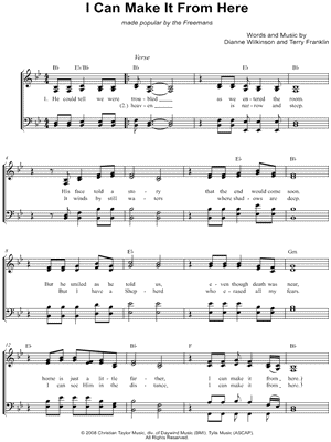 I Can Make It from Here