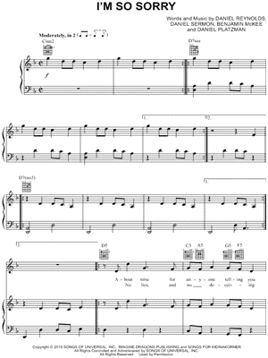I'm So Sorry