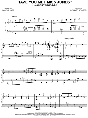 Have You Met Miss Jones?