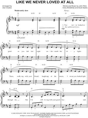 Like We Never Loved at All