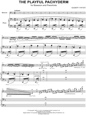 The Playful Pachyderm - Bassoon & Piano