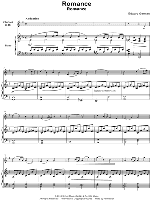 Romance - Clarinet & Piano