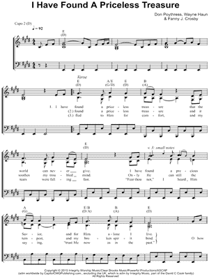 I Have Found a Priceless Treasure