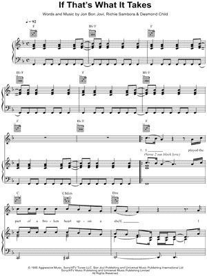 If That's What It Takes