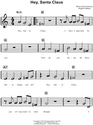 Hey, Santa Claus