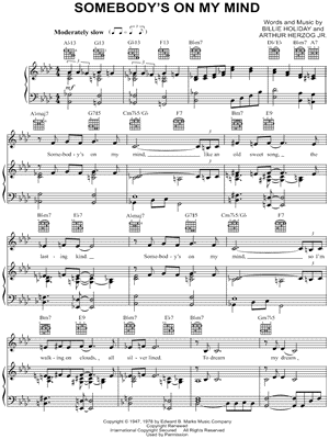 Somebody's on My Mind