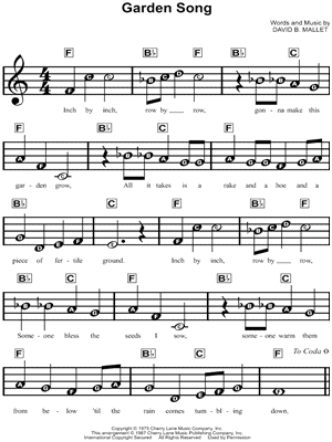 Garden Song