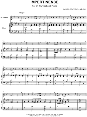 Impertinence, HWV 494 - Trumpet & Piano